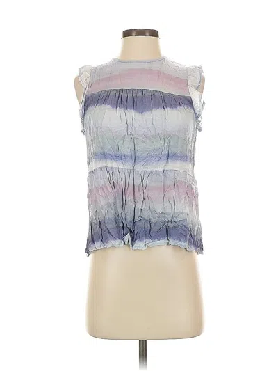 Pre-owned Cloth & Stone Sleeveless Blouse In Purple