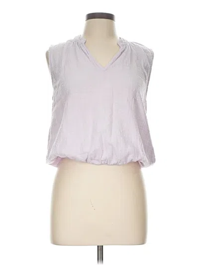 Pre-owned Cloth & Stone Sleeveless Blouse In Purple