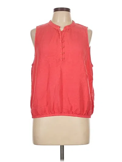 Pre-owned Cloth & Stone Sleeveless Blouse In Red