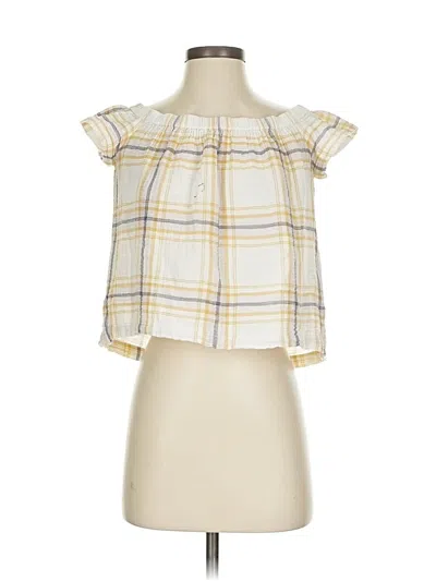 Pre-owned Cloth & Stone Sleeveless Blouse In Yellow