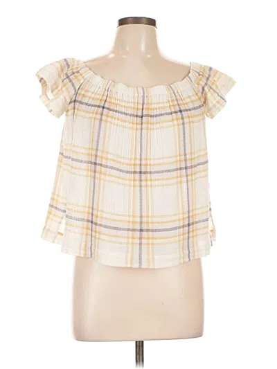 Pre-owned Cloth & Stone Sleeveless Blouse In Yellow