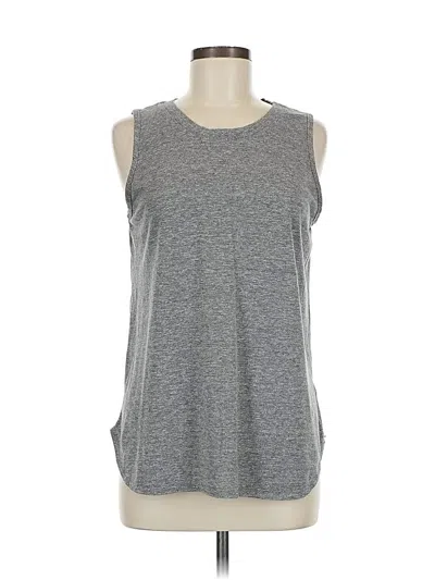 Pre-owned Cloth & Stone Sleeveless T-shirt In Gray