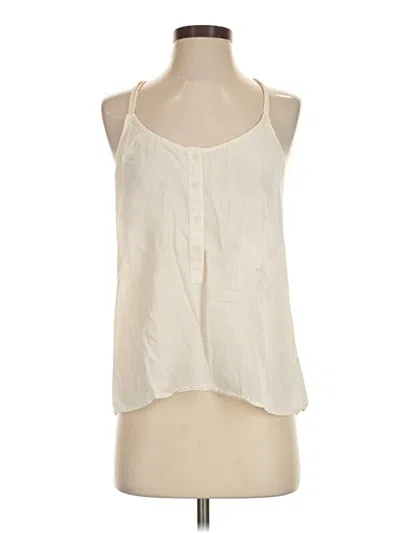 Pre-owned Cloth & Stone Tank Top Ivory Halter Neckline Tops