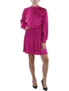 Cloth & Stone Womens Smocked Midi Sheath Dress In Multi