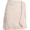 Cloth & Stone Wrap Miniskirt In Pink