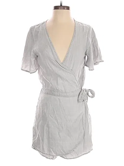 Pre-owned Cloth & Stone X Anthropologie Romper In Gray