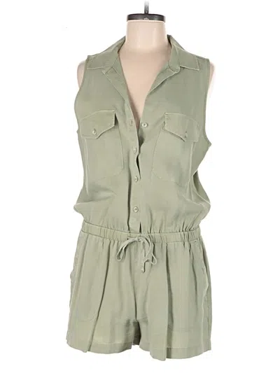 Pre-owned Cloth & Stone X Anthropologie Romper In Green