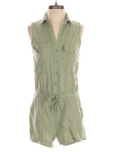 Pre-owned Cloth & Stone X Anthropologie Romper In Green