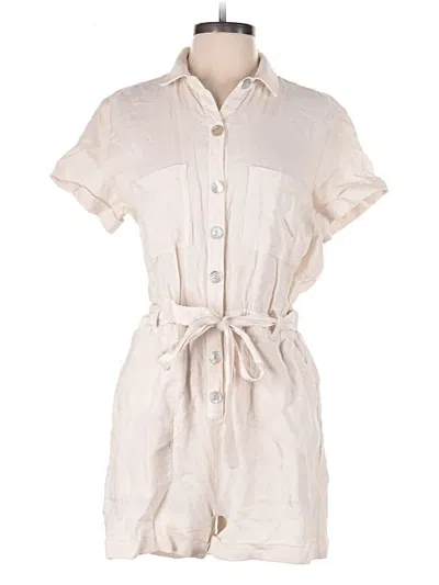 Pre-owned Cloth & Stone X Anthropologie Romper In White