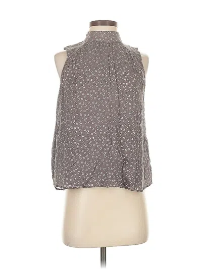 Pre-owned Cloth & Stone X Anthropologie Sleeveless Blouse In Gray