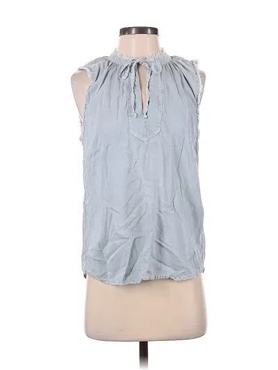 Pre-owned Cloth & Stone X Anthropologie Sleeveless Blouse In Gray