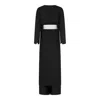 Clothes By Locker Room Black Co-ord Set With Tunic & Pants In Black