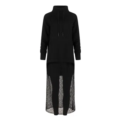 Clothes By Locker Room Black Three-piece Athleisure Set