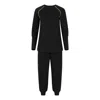 Clothes By Locker Room Black Two-piece Activewear Set In Black