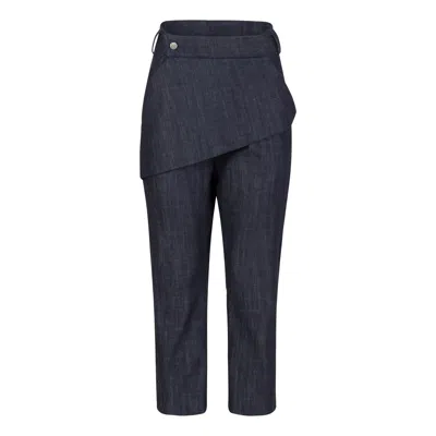Clothes By Locker Room Blue Drop-crotch Flap Jeans