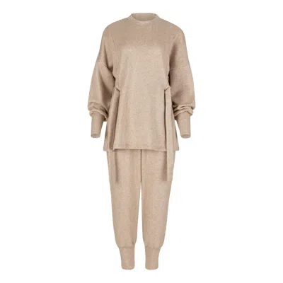 Clothes By Locker Room Brown Buckle-detailed Activewear Set