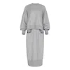Clothes By Locker Room Grey Two-piece Activewear Set In Grey