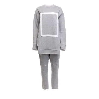 Clothes By Locker Room Grey Two Piece Tracksuit Set For Women