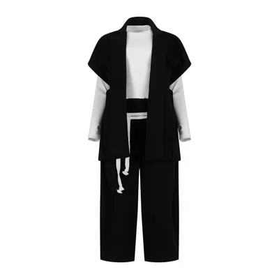 Clothes By Locker Room Oversized Black Three-piece Set