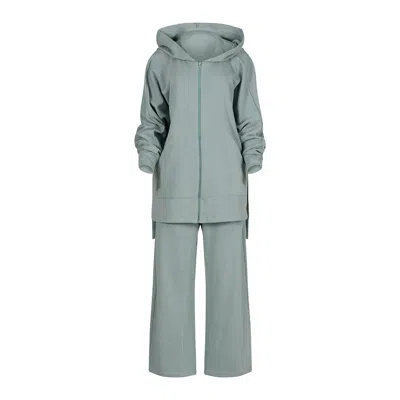 Clothes By Locker Room Sage Green Matching Lounge Set In Blue