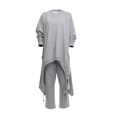 Clothes By Locker Room Asymmetric Grey Activewear Set