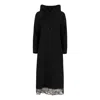 Clothes By Locker Room Women's Black Hoodie Dress One Size In Black