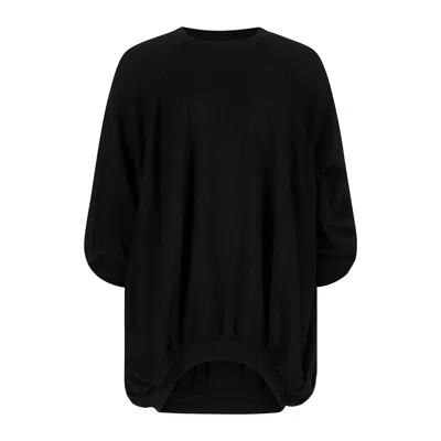 Clothes By Locker Room Women's Black Oversized Sweater