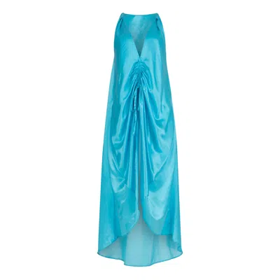 CLOTHES BY LOCKER ROOM WOMEN'S BLUE TUNIC