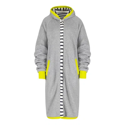 Clothes By Locker Room Women's Grey Reversible Maxi Hoodie