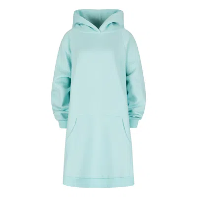 Clothes By Locker Room Women's Oversized Heavyweight Blue Hoodie One Size