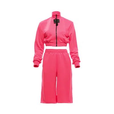 Clothes By Locker Room Pink / Purple Pink Sweatsuit Set In Pink/purple