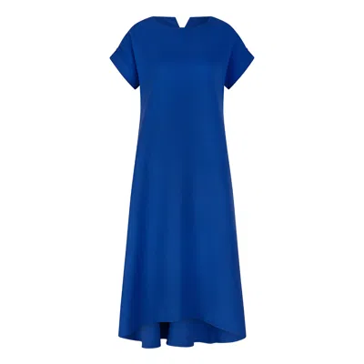 Clothes By Locker Room Women's Relaxed Blue Midi Dress