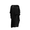 Clothes By Locker Room Women's Off-the-shoulder Maxi Tunic In Black One Size In Black