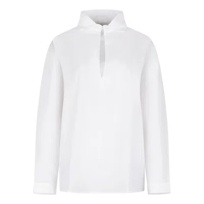 Clothes By Locker Room Women White Shirt With Long Sleeves