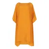 Clothes By Locker Room Women's Yellow / Orange Asymmetric Мaxi Tunic