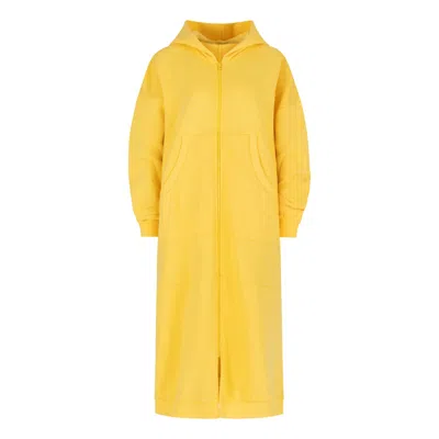 Clothes By Locker Room Women's Yellow / Orange Relaxed Long Hoodie In Yellow In Yellow/orange