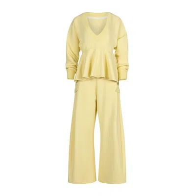 Clothes By Locker Room Yellow Two-piece Set