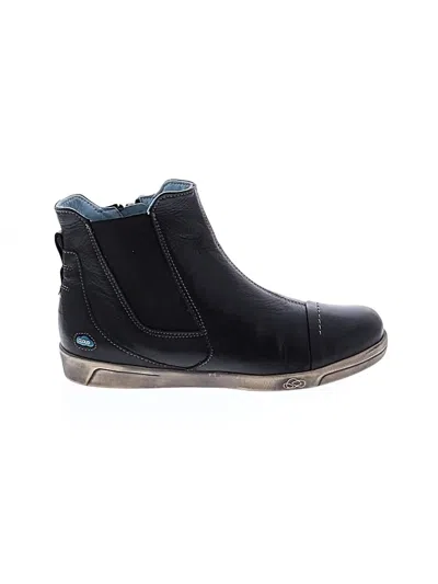 Pre-owned Cloud Ankle Boots In Black
