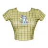Cloud Haven Women's Black / Yellow / Orange  Plaid Sweet Dane Tee In Black/yellow/orange