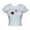 Cloud Haven Women's Blue  Mission Tee In Blue