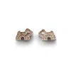 Cloud Haven Women's  Logo Stud Earrings Silver