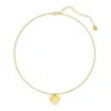 Cloud Haven Women's Devoted Puff Heart Necklace Gold In Gold