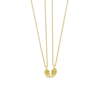 Cloud Haven Women's Friendship Furever Necklace Set Gold