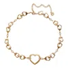 Cloud Haven Women's Gold  Heart Choker