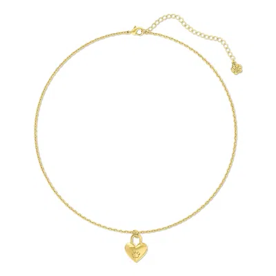 Cloud Haven Women's Keys To My Heart Necklace Gold