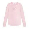 Cloud Haven Women's Pink / Purple  Tonal Logo Waffle Tunic In Soft Pink