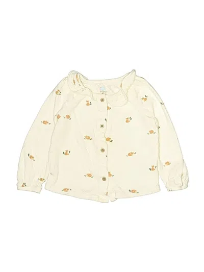 Pre-owned Cloud Island Kids' Cardigan Sweater In Yellow