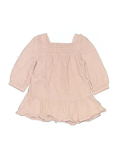 Pre-owned Cloud Island Babies' Dress In Tan