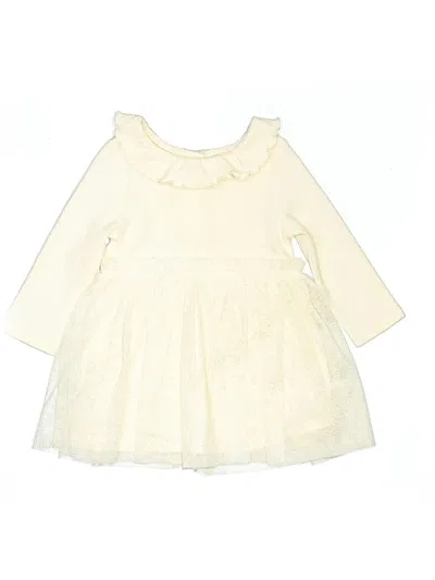 Pre-owned Cloud Island Babies' Dress In White