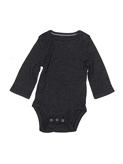 Pre-owned Cloud Island Babies' Long Sleeve Onesie In Black